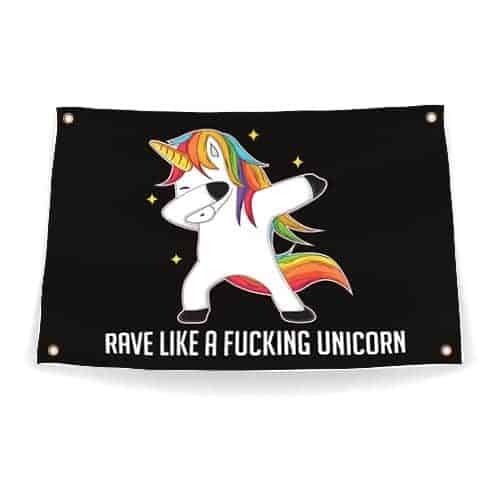 Festival vlag unicorn