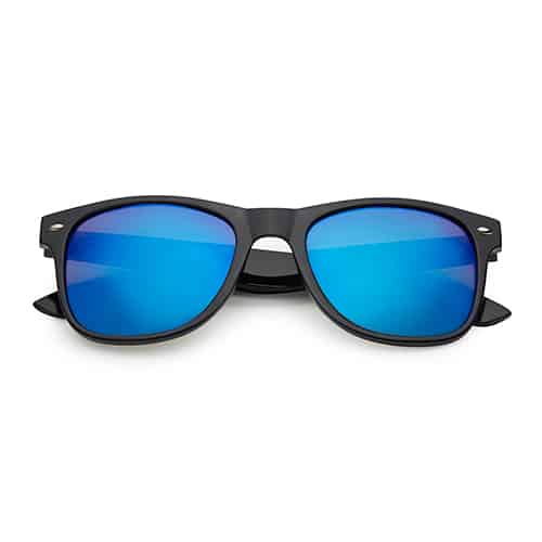 Spiegel spacebril blauw