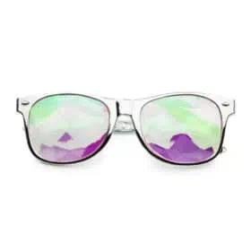 Caleidoscoop bril zilver