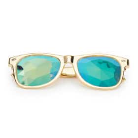 Caleidoscoop bril goud