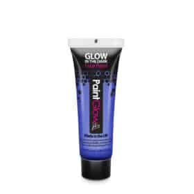 Glow in the Dark Face paint blauw