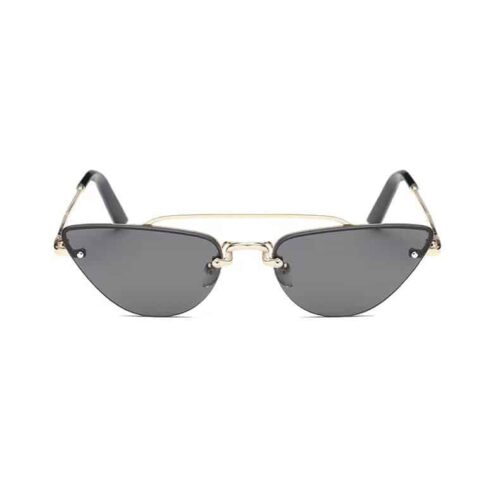 Festival zonnebril Cat Eye zwart