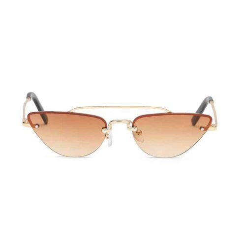 Festival zonnebril Cat Eye bruin