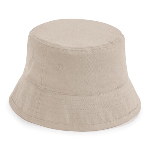 Beechfield katoenen vissershoedje 60 cm beige