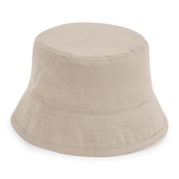 Beechfield katoenen vissershoedje 60 cm beige