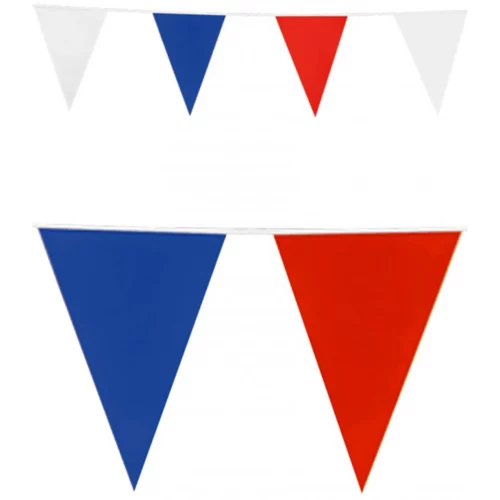 Vlaggenlijn 10 meter | rood-wit-blauw