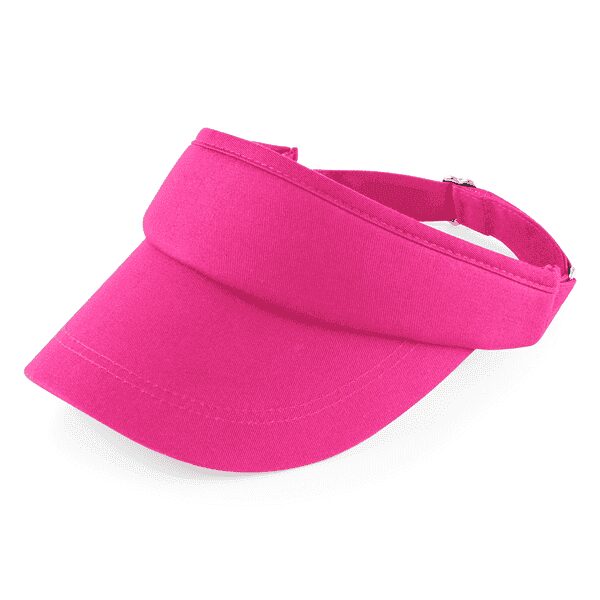 Beechfield verstelbare zonneklep roze