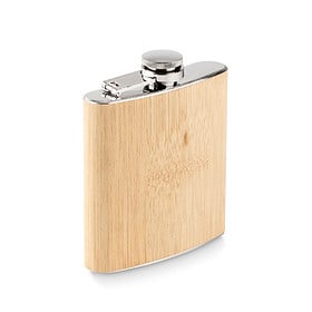 Heupfles bamboe 175 ml