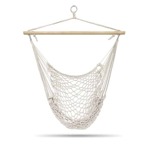 Canvas hangstoel beige