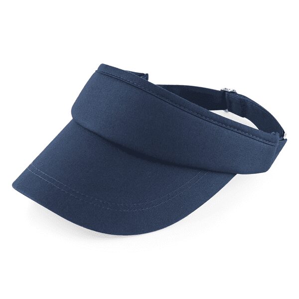 Beechfield verstelbare zonneklep donkerblauw