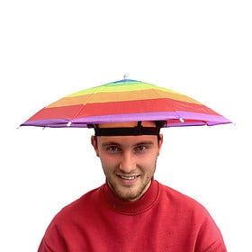Hoofd paraplu | Pride regenboog