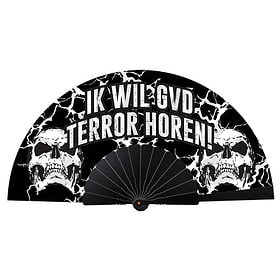 Deluxe festival handwaaier Ik wil gvd terror horen!