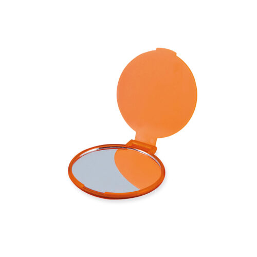 Opvouwbare zakspiegel oranje