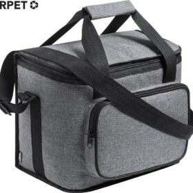 Duurzame koeltas RPET gerecycled plastic grijs