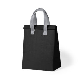 Koeltas met handvat en klittenbandsluiting - Zwart