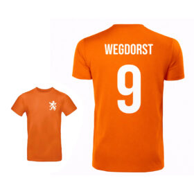Unisex oranje T-shirt | Wegdorst