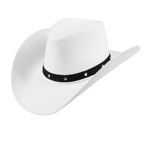 Cowboy hoed wit