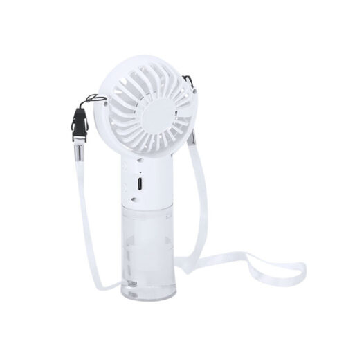 Handventilator met vernevelaar USB oplaadbaar - Wit