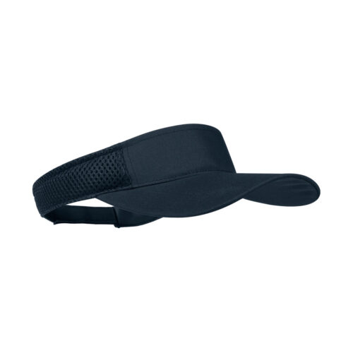 Verstelbare mesh zonneklep met klittenbandsluiting marineblauw