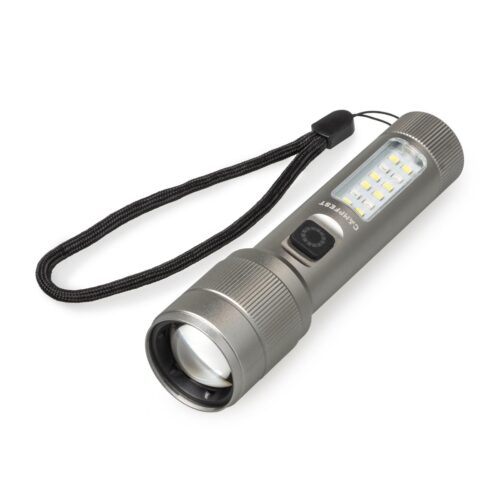 Campfest zaklamp met zijlicht 1200 mAh - Grijs