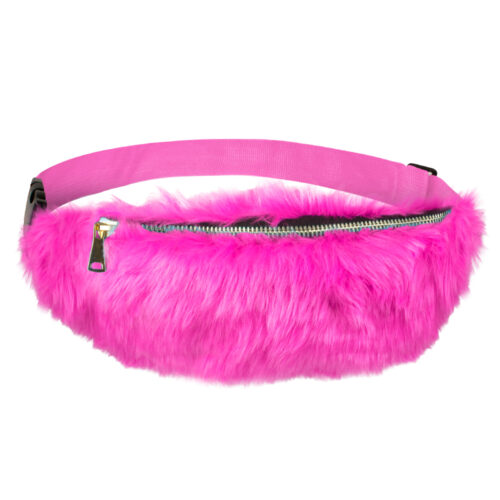 Heuptasje pluche roze