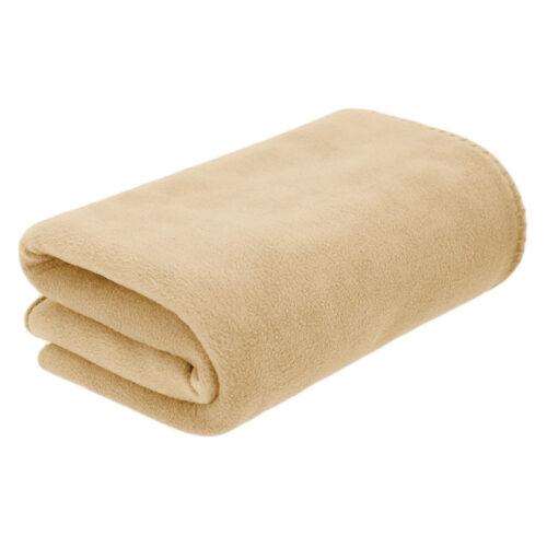 Polar fleece deken 150 x 120 cm beige