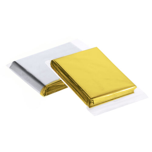 Isolerende Nooddeken – Dubbelzijdig Zilver/Goud – Gealumineerd PET – Waterdicht & Compact