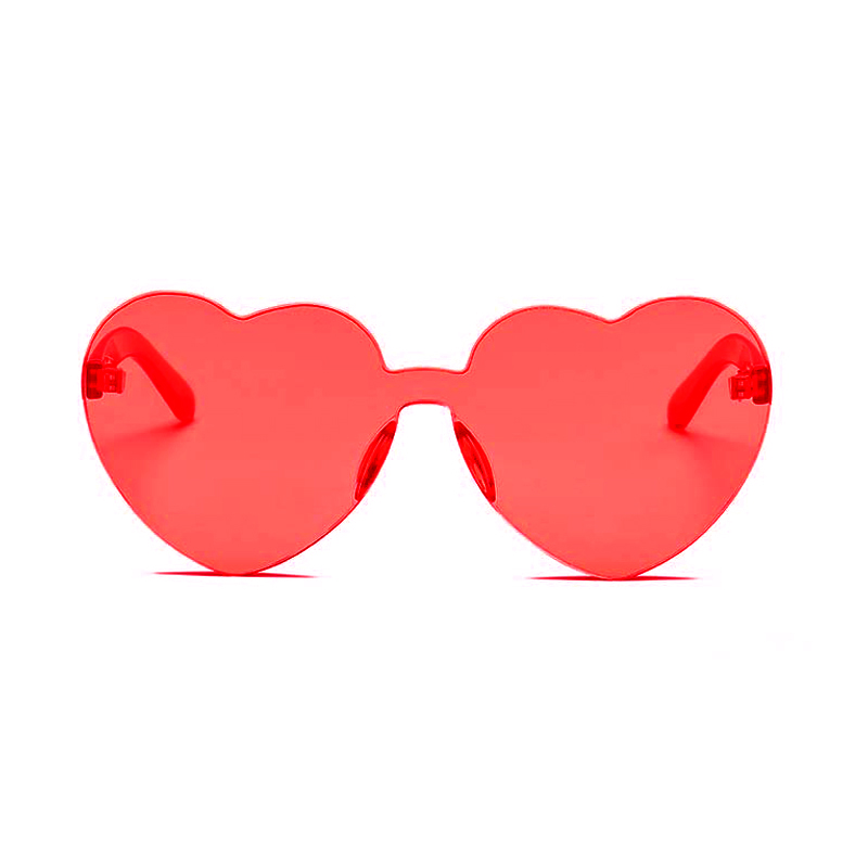 Hartjes partybril rood