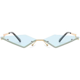 Partybril triangle blauw