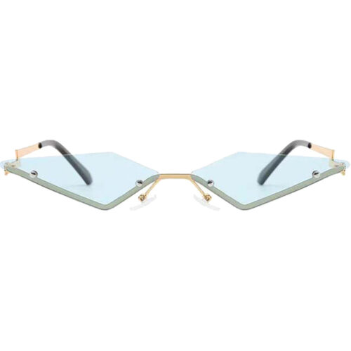 Partybril triangle blauw
