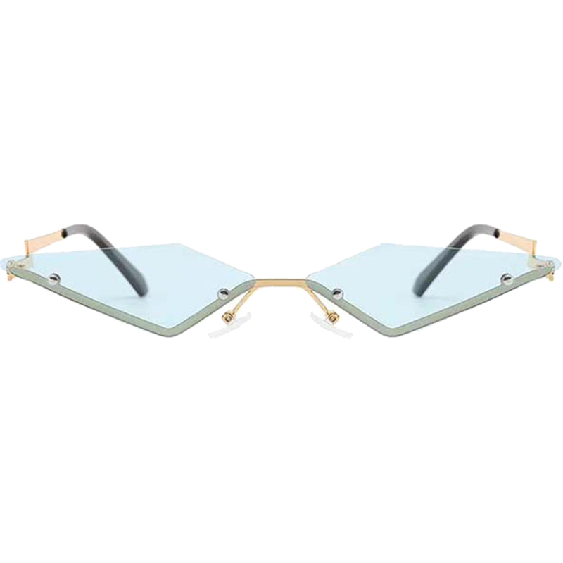 Partybril triangle blauw