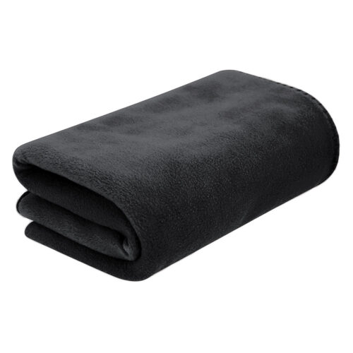 Polar fleece deken 150 x 120 cm grijs