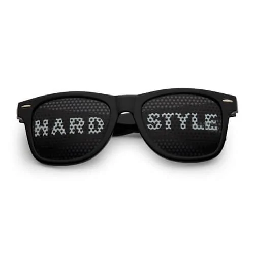 Pinhole partybril | Hardstyle
