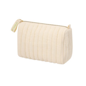 Toilettas / Etui van Gerecycled Katoen – Gewatteerd Design Met Voering – Met Rits