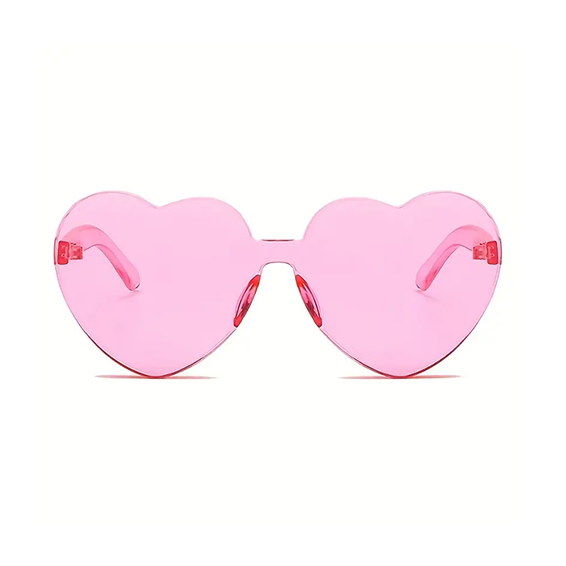 Hartjes partybril roze