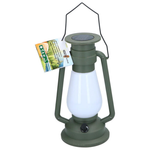 Solar campinglamp - Dimbare LED lamp op zonne-energie groen