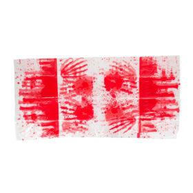 Halloween tafelkleed met bloedspatten - 274 x 137 cm