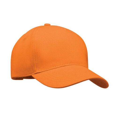 Baseball cap - Verstelbaar met metalen gesp - Katoen oranje
