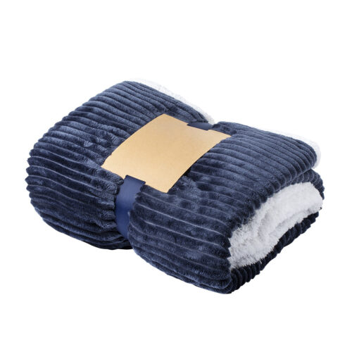 Fleece deken 125 x 160 cm - Marineblauw