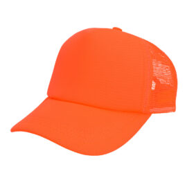 Baseball cap UV Blacklight - Verstelbare pet met kunststof sluiting - Neon oranje