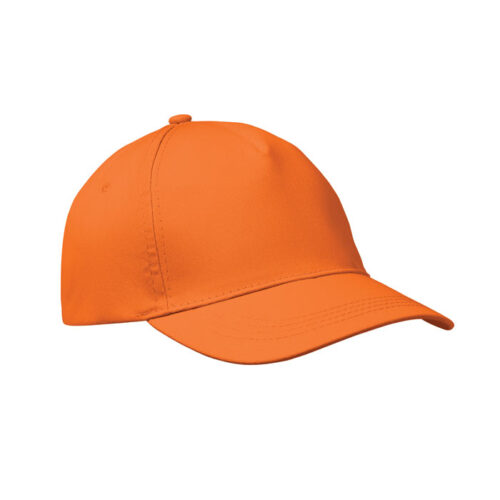 Baseball cap - Verstelbaar met klittenbandsluiting - Katoen oranje