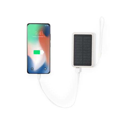 Solar powerbank 5000 mAh wit