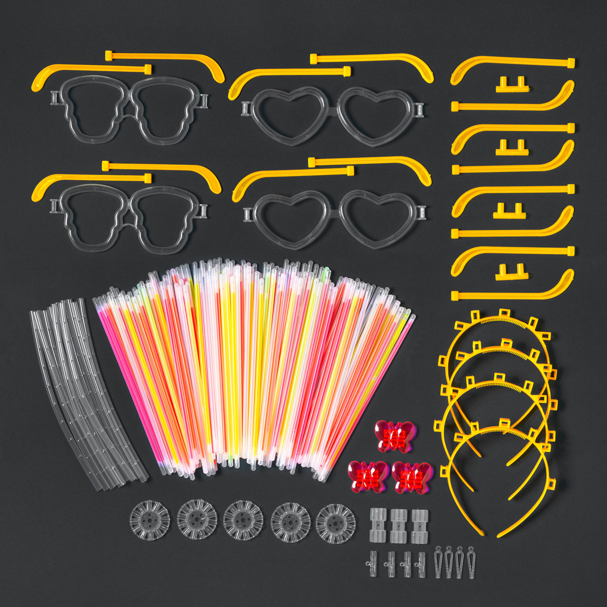 Glowsticks feestpakket 165-delig - Afbeelding 2