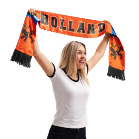 Oranje sjaal - Holland – Nederlandse vlag - Leeuw - 15 x 135 cm