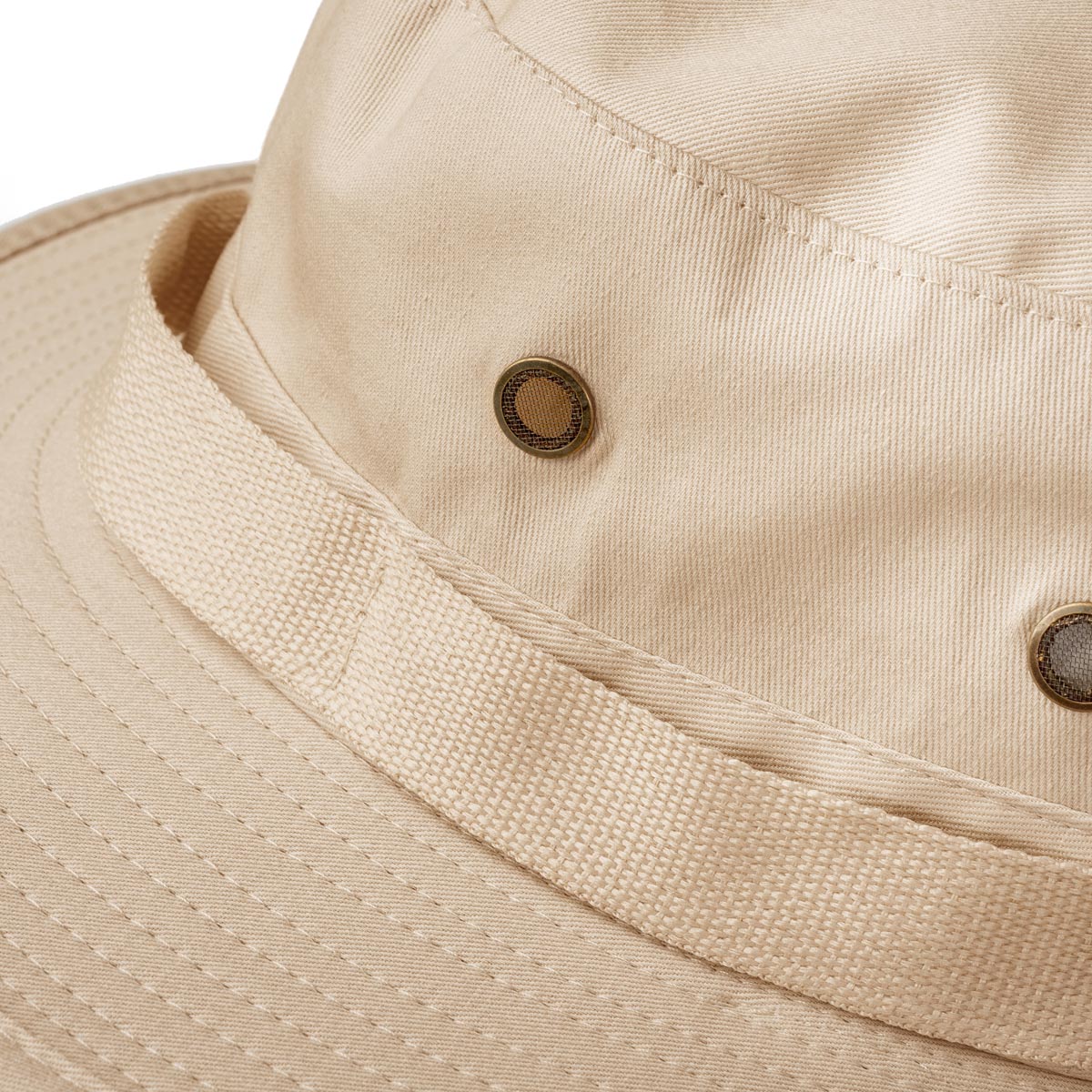 Safari hoed met nekbescherming katoen beige - Afbeelding 3