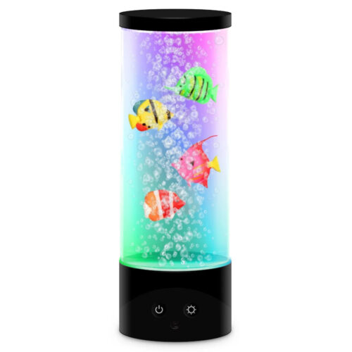 Vissen aquariumlamp - Nachtlamp met afstandsbediening en kleurveranderende LED verlichting - USB