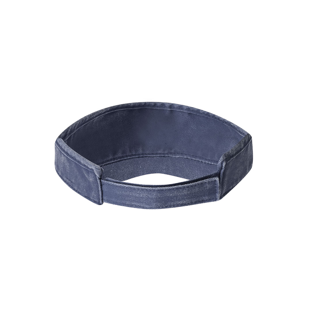 Denim zonneklep - Met klittenbandsluiting - Donkerblauw - Afbeelding 4