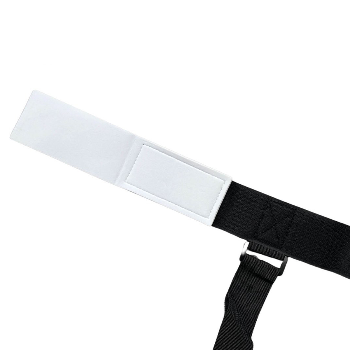 Universele skidrager - Skiband met klittenband - Verstelbaar - Zwart - Afbeelding 4