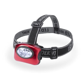 Hoofdlamp - 5 LED zaklamp met 3 lichtstanden en verstelbare en afneembare hoofdband - Rood