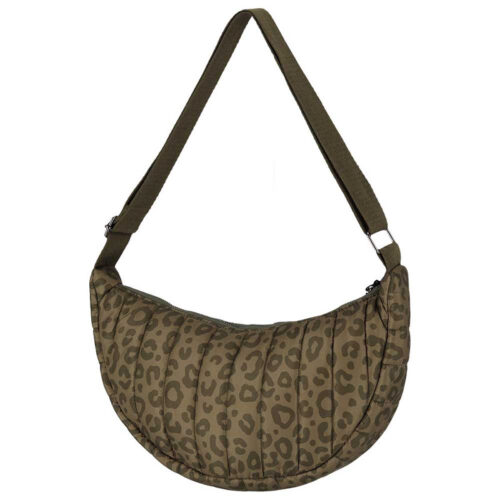 Sarlini crossbody panterprint - Khaki schoudertas